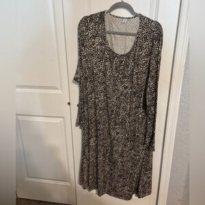 Jersey knit dress